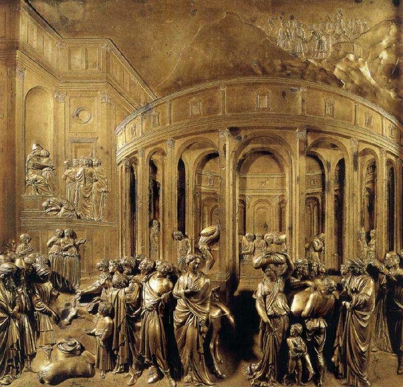 Lorenzo Ghiberti Josef and its brothers Spain oil painting art